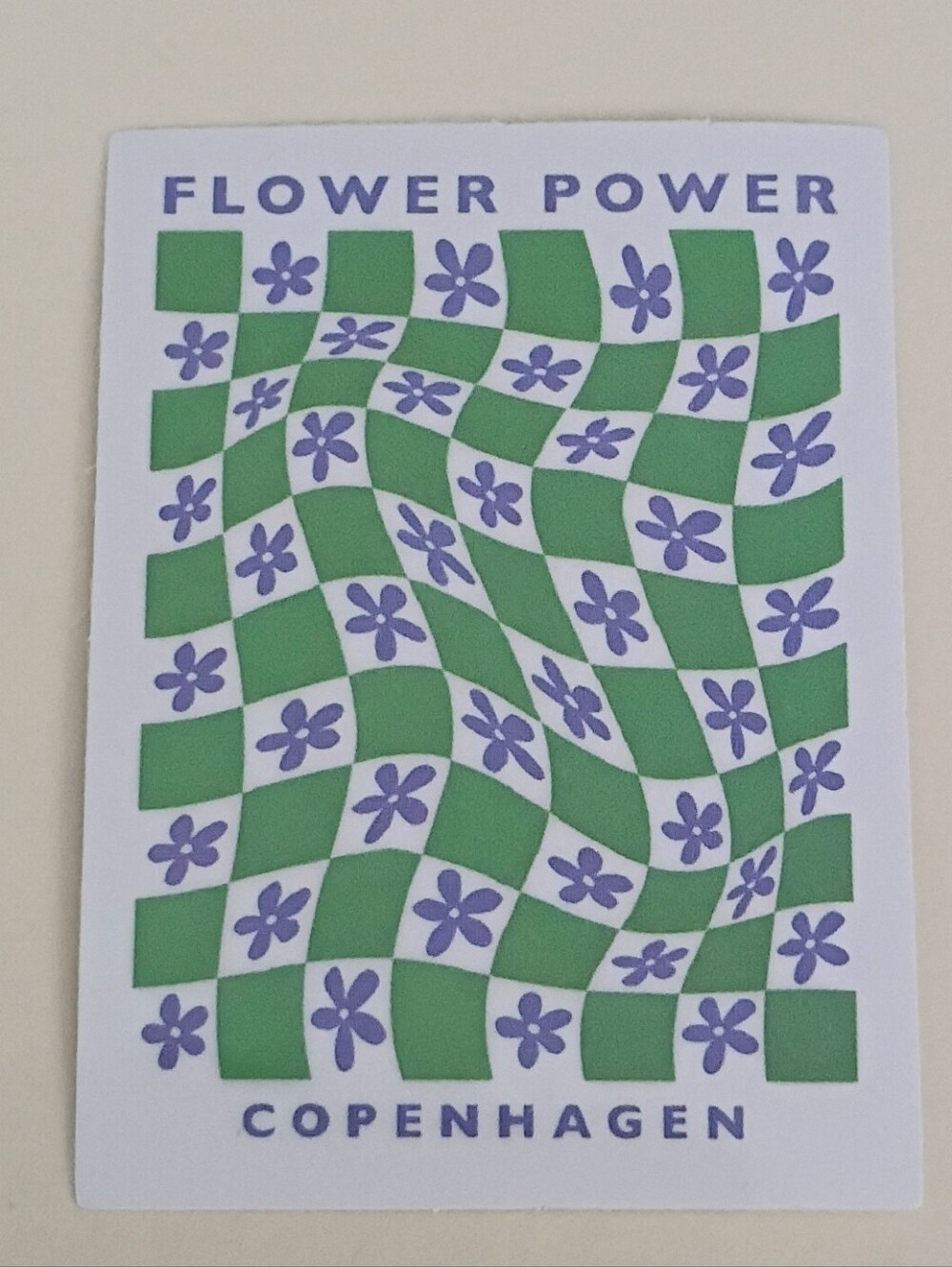 10/$10 Sticker - Danish Pastel Flower Power Copenhagen Poster Like Sticker